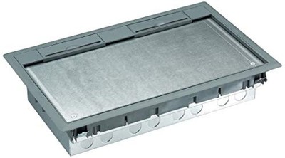 Schneider Electric Mita INS53070 Bodenbox 3-fach 70 mm mit Kabelauslass