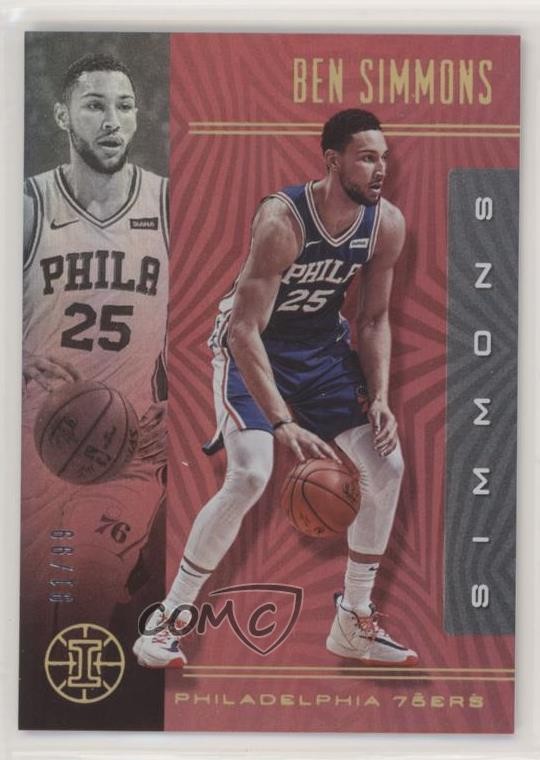 2019-20 Panini Illusions Trophy Collection Ruby /199 Ben Simmons #71 05l6