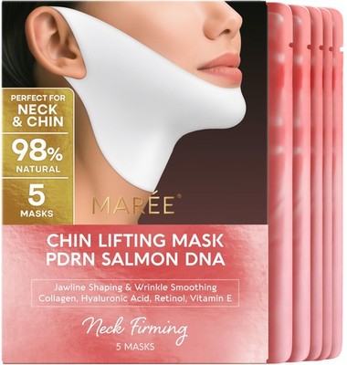 MAREE V Line Lifting Mask with PDRN Salmon DNA   Deep Collagen Face Mask for ...