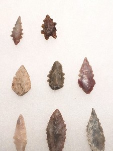 Arrowheads Authentic Paleolithic Neolithic collection Eccentrics Points 