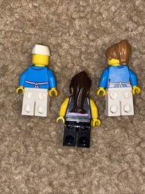 LEGO MOVIE MINIFIGURES- ICE CREAM MIKE tlm031 & Jo tlm032 W/CARDIO CARRIE tlm033