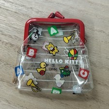 RARE Hello Kitty Vinyl Coin Purse 1976 Sanrio Japan Metal Kiss Lock Toys READ