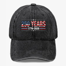 250 Years 1776-2026 USA Anniversary Hat Patriotic Baseball Cap Gift