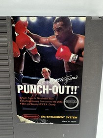 Vintage Mike Tyson's Punch-Out!!  NES Game Cartridge 1987 Authentic Free Ship