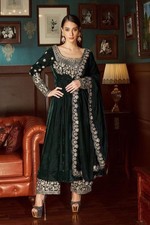GOWN SALWAR KAMEEZ PAKISTANI INDIAN WEDDING PARTY WEAR DRESS BOLLYWOOD SUIT NEW