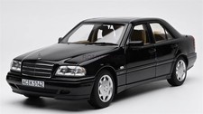 1:18 for NOREV for Benz for W202 for C200 for C-Class sedan black metallic 1997