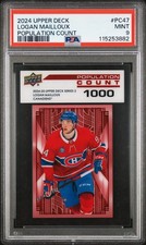 2024 Upper Deck Population Count 1000 #PC47 Logan Mailloux PSA 9