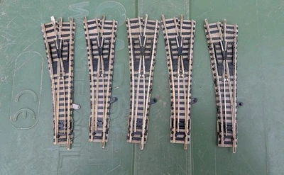 Fleischmann Piccolo N Gauge LH Switches x 5. Good Condition. - Image 1 of 2
