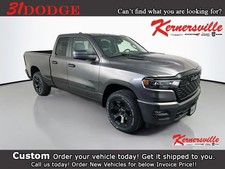 2026 Black Express Quad Cab Crystal Metallic Gray Standard Bed Truck