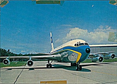 Ansichtskarte (b177a) Flugzeug Lufthansa Boeing Jet 720 B