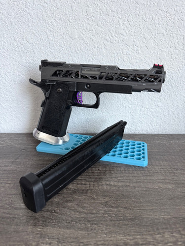 Tokyo Marui Hi Capa 5.1 Airsoft Custom Upgraded Gas Blowback with Extended Mag