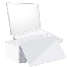 40 Pcs NFC Cards NFC Tags NFC 215 Card White Blank NFC Business Card Rewritab...