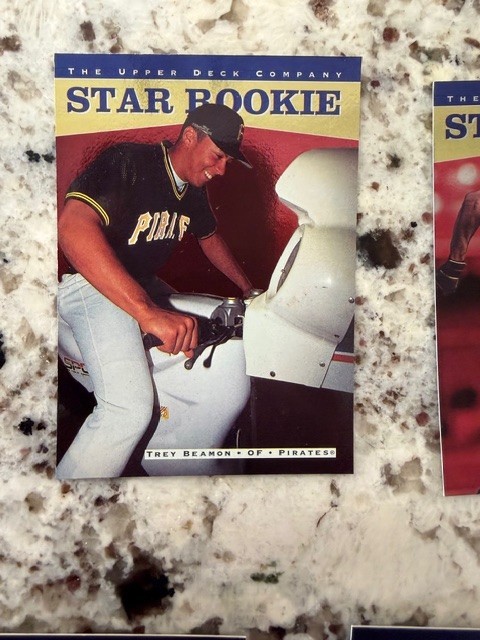 1996 UPPER DECK MLB STAR ROOKIE CARD PITTSBURGH PIRATES TREY BEAMON #235