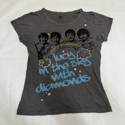 The Beatles Gray Shirt Lucy in The Sky With Diamonds Fits Like Women s S