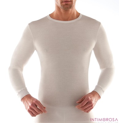 Liabel Men's Wool Crew Neck Long Sleeve Jersey 05321333