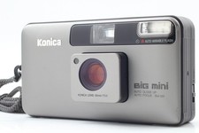  Exc 5 Konica Big Mini BM-201 GRAY Point  Shoot 35mm Film Camera From JAPAN