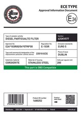 ESEN SKV 62SKV577 Ruß-/Partikelfilter, Abgasanlage hinten für FORD