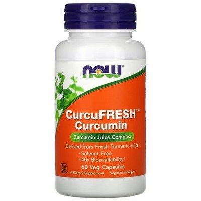 NOW Foods CurcuFRESH  Kurkumin-Saft-Komplex   60 Kapseln