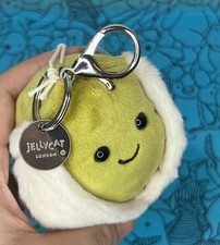 Jellycat Amuseables Horatio Pistachio Plush Bag Charm Keychain Collectible - NWT