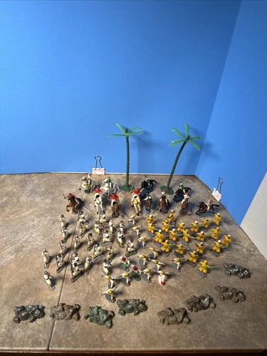 Vintage 1960s Marx Miniature Charge of the Light Brigade Playset Arabs