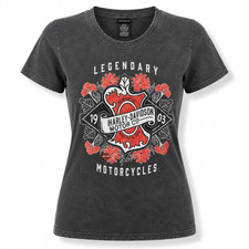 Harley-Davidson Women s Legendary Floral Cres...