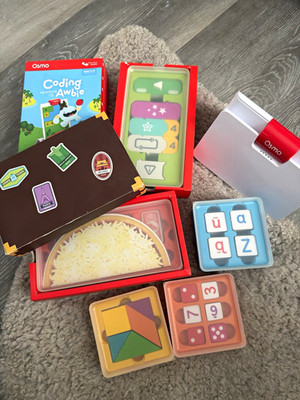 Osmo Coding Awbie Learning Game Set w/ Base, Reflector & Blocks Ages 5-12