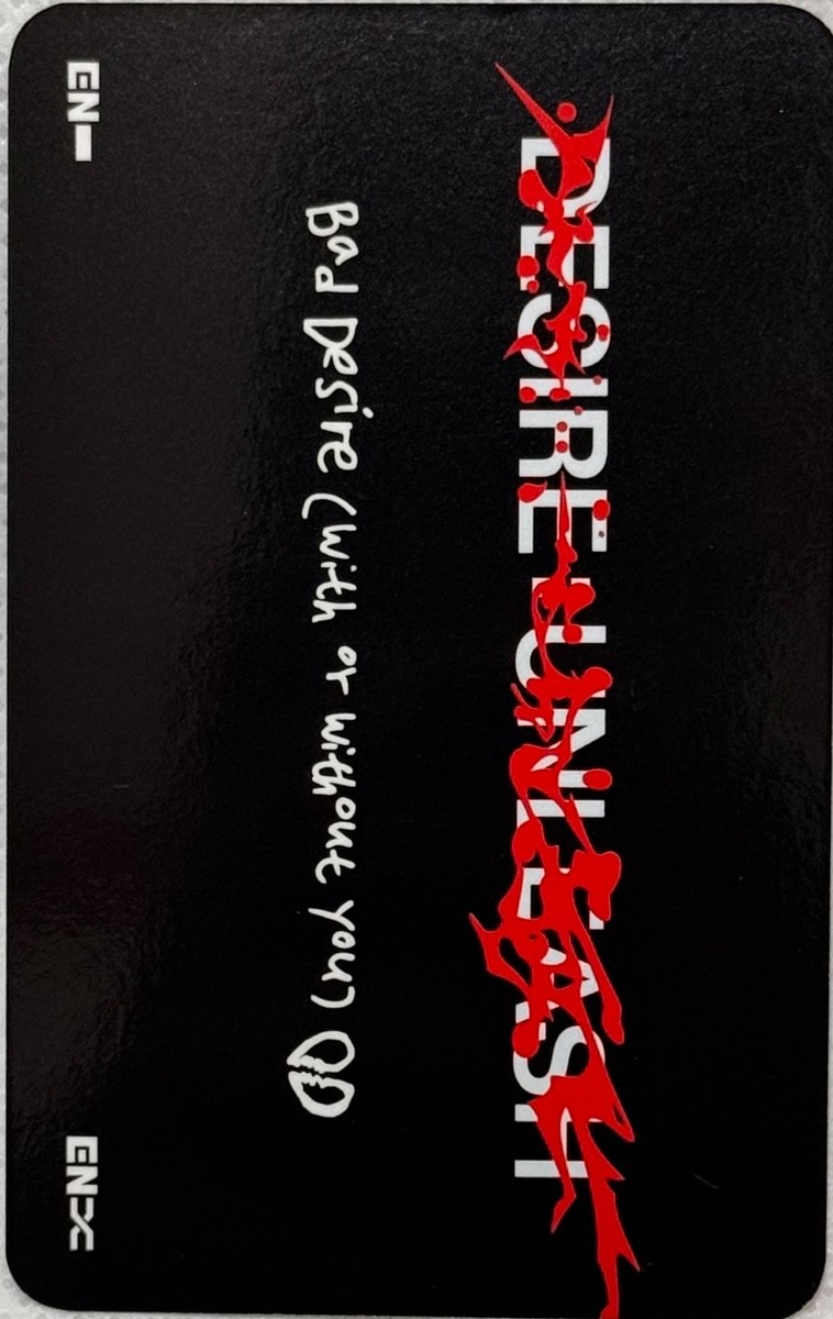 ENHYPEN] DESIRE : UNLEASH [BAD DESIRE] Broadcast Photocard | eBay