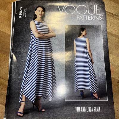 Vogue V1720 Misses S to XXL Designer Tom and Linda Platt Dress Sewing Pattern