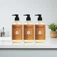 Mrs Meyers Clean Day Apple Cider Hand Soap 12.5 Fl Oz Pack of 3 Fall Scent