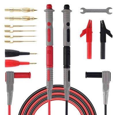 Hochpräziser Multimeter Stift Prüfsonden-Kit mit austauschbaren Messingnadelspitzen