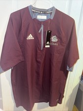 ADIDAS AEROREADY Mississippi State Bulldogs-Half-Zip L Jacket B91 