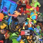 1988-1990s TMNT Lot 13 Action Figures Parts Weapons Vehicle Flawed TLC