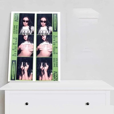 Charli XCX Brat 2025 Arena Tour Moody Center Poster