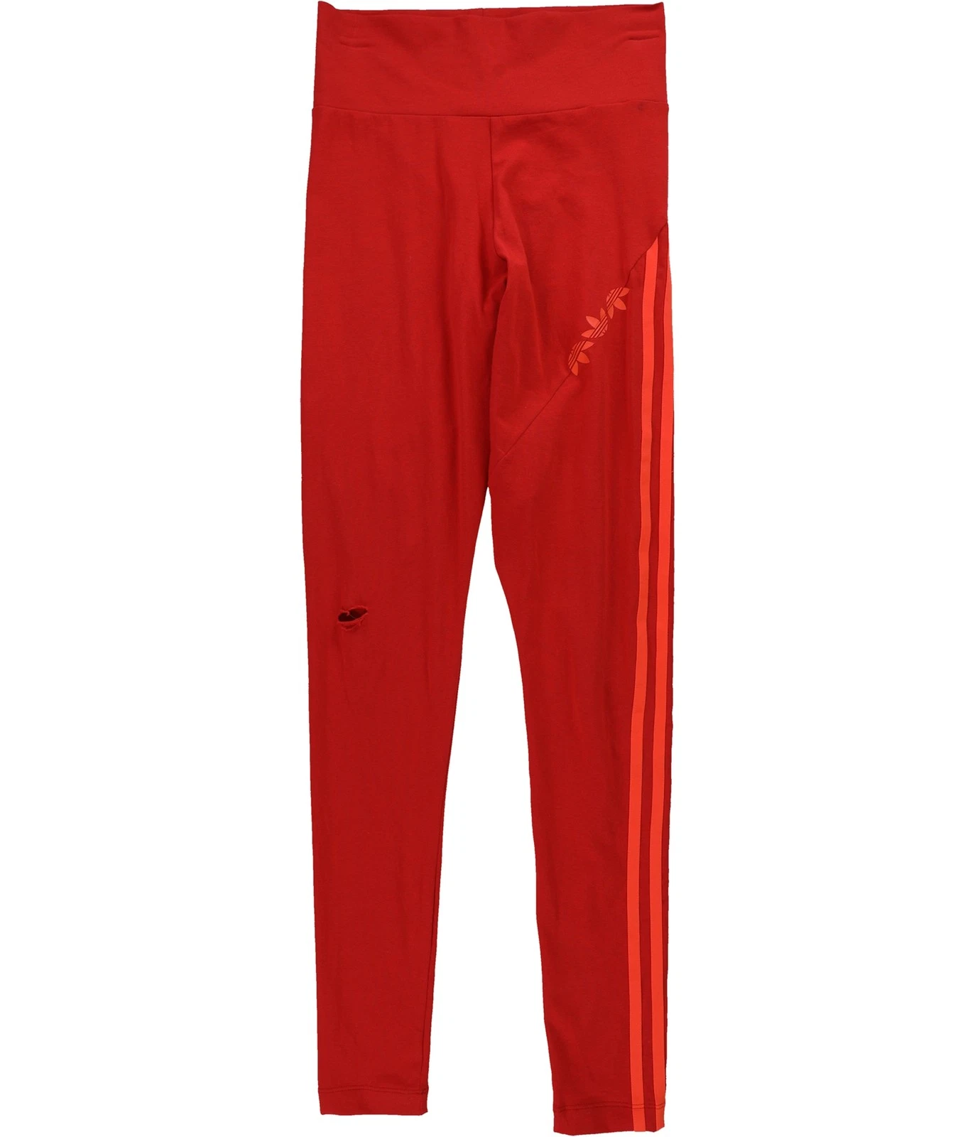 Adidas Pantaloni Sportivi Donna a Vita Alta a Compressione Scarlatto S