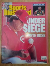 Sports Illustrated Magazine April 3 1989 Pete Rose Cincinnati Reds Pete Rozelle