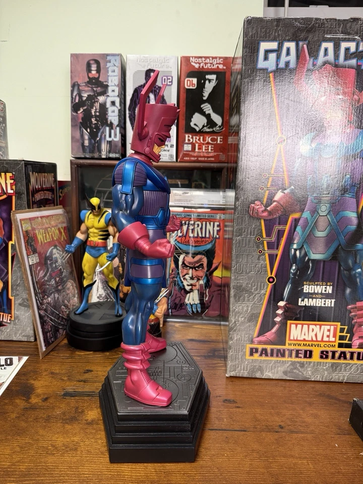 GALACTUS 19” Estatua 1082/2500 TAMAÑO COMPLETO SILVER SURFFER Fantástico 4 Foto 2 de 4