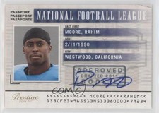 2011 Panini Prestige NFL Passport Signatures /25 Rahim Moore #32 Auto 0c2
