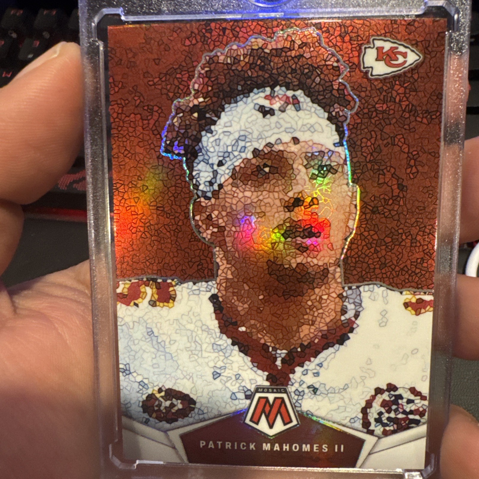 Patrick Mahomes III 2024 Mosaic Micro Mosaic #MM-PMS Case Hit SSP 3-Time Champ🐐