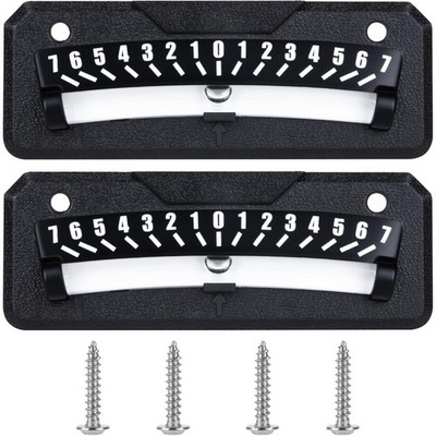 2-Pack Jumbo RV Bubble Level with High-Contrast Vials for Camper Trailer Truck