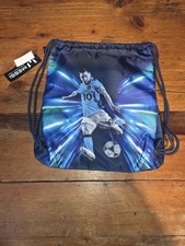Bolso Messi Lifestyle con cordón, bolsillo lateral y correas cómodas talla única azul