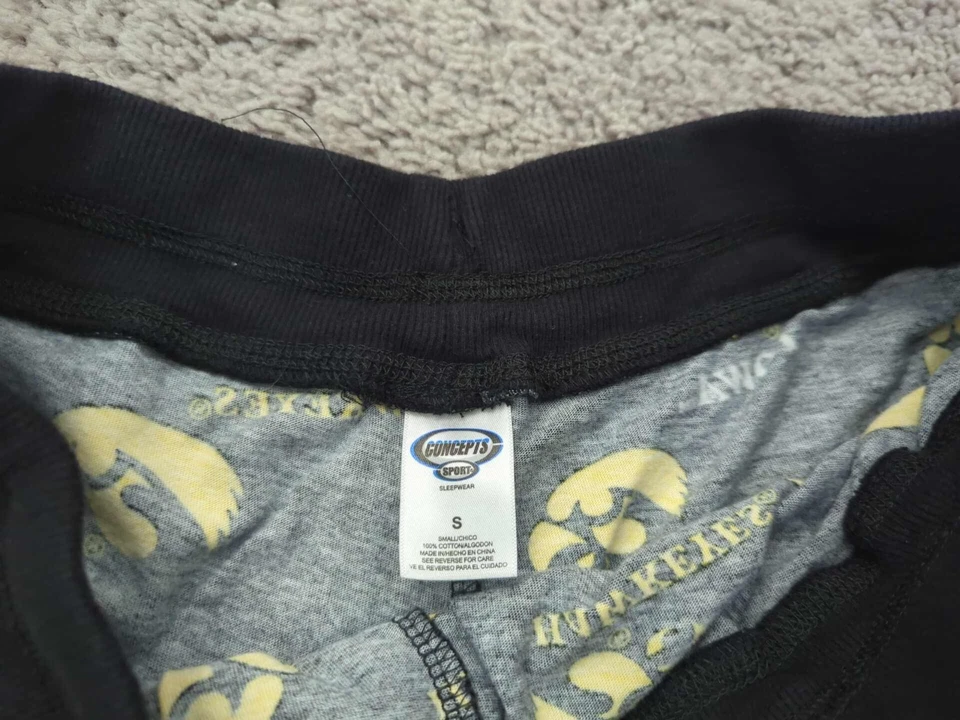 Pantalones de pijama Iowa Hawkeyes para hombre pequeños NCAA Concepts ropa de dormir deportiva Foto 2 de 4