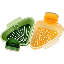 Suction Cup Kitchen Sink Strainer Triangle Design Multi-Function Drain Filter US