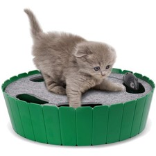 Electronic Cat Teaser with Running Mouse - Perfect Interactive Toy for Kittens