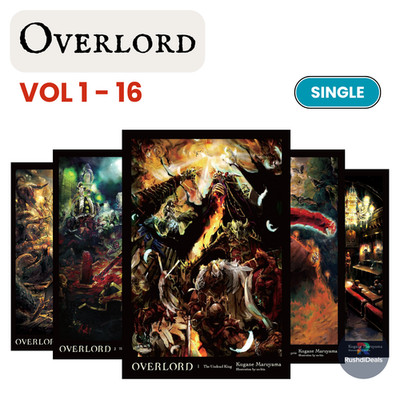 OVERLORD Volumes 1-16 Light Novel Single English Version by Kugane Maruyama NEW