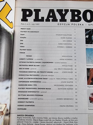 Playboy 2/1993 (Polish) - Morgan Fox, Barbara Moore, Stephanie Adams, Cantrell - Foto 3 di 11