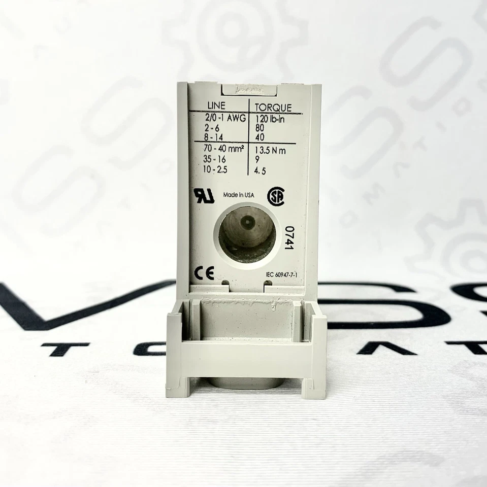 Allen Bradley 1492-PDE1141 Power Distribution Terminal Block 600 V - Image 3 of 4
