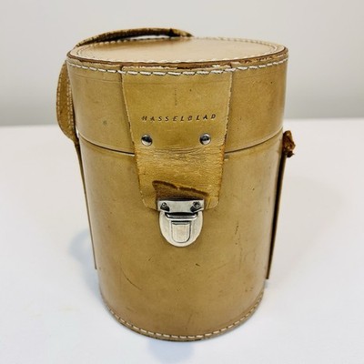 Vintage Hasselblad Leather Lens Case 5'' with strap C50 58289