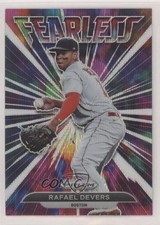 2022 Panini Prizm Fearless White Wave Prizm Rafael Devers #FL-12 0bk0
