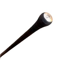 Vintage Antique 19C Leather Wrapped Fighting Swagger Knob Walking Stick Cane Old