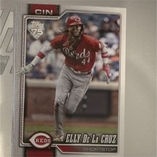 Topps Elly De La Cruz Reds MLB 2024 Series 1 Base #44 Lot of 43Cards